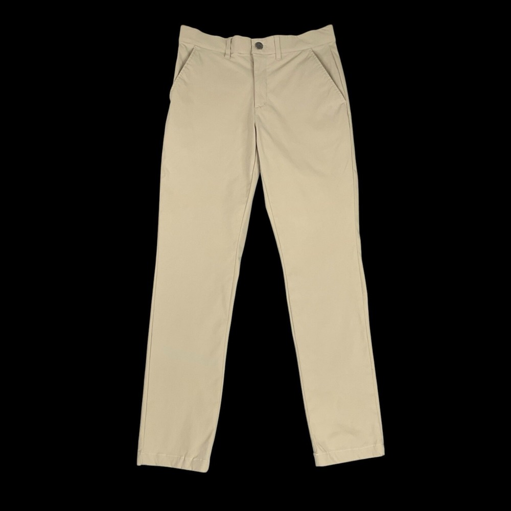 American Tall Pants Men 32 (ACTUAL‎ 32x31.5) Beige Performance Slim Golf Vista